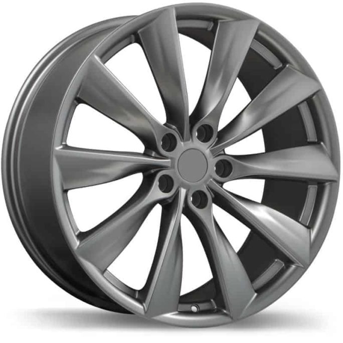 Replika R241 Satin Grey UK for Tesla Model 3