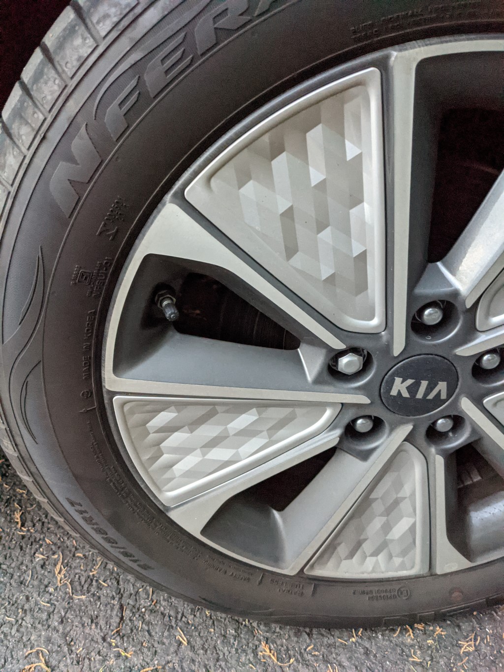 kia soul EV tyre pressure sensor