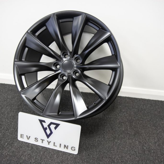 Replika R241 Satin Black UK for Tesla Model 3
